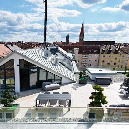 The Penthouse At Eco Smart Apartments Neurenberg Buitenkant foto