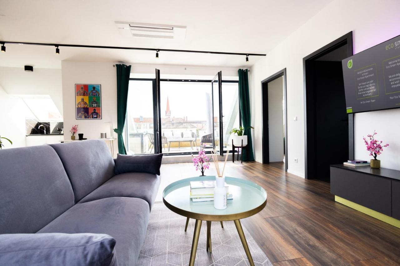 The Penthouse At Eco Smart Apartments Neurenberg Buitenkant foto
