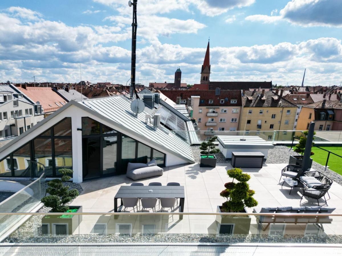 The Penthouse At Eco Smart Apartments Neurenberg Buitenkant foto