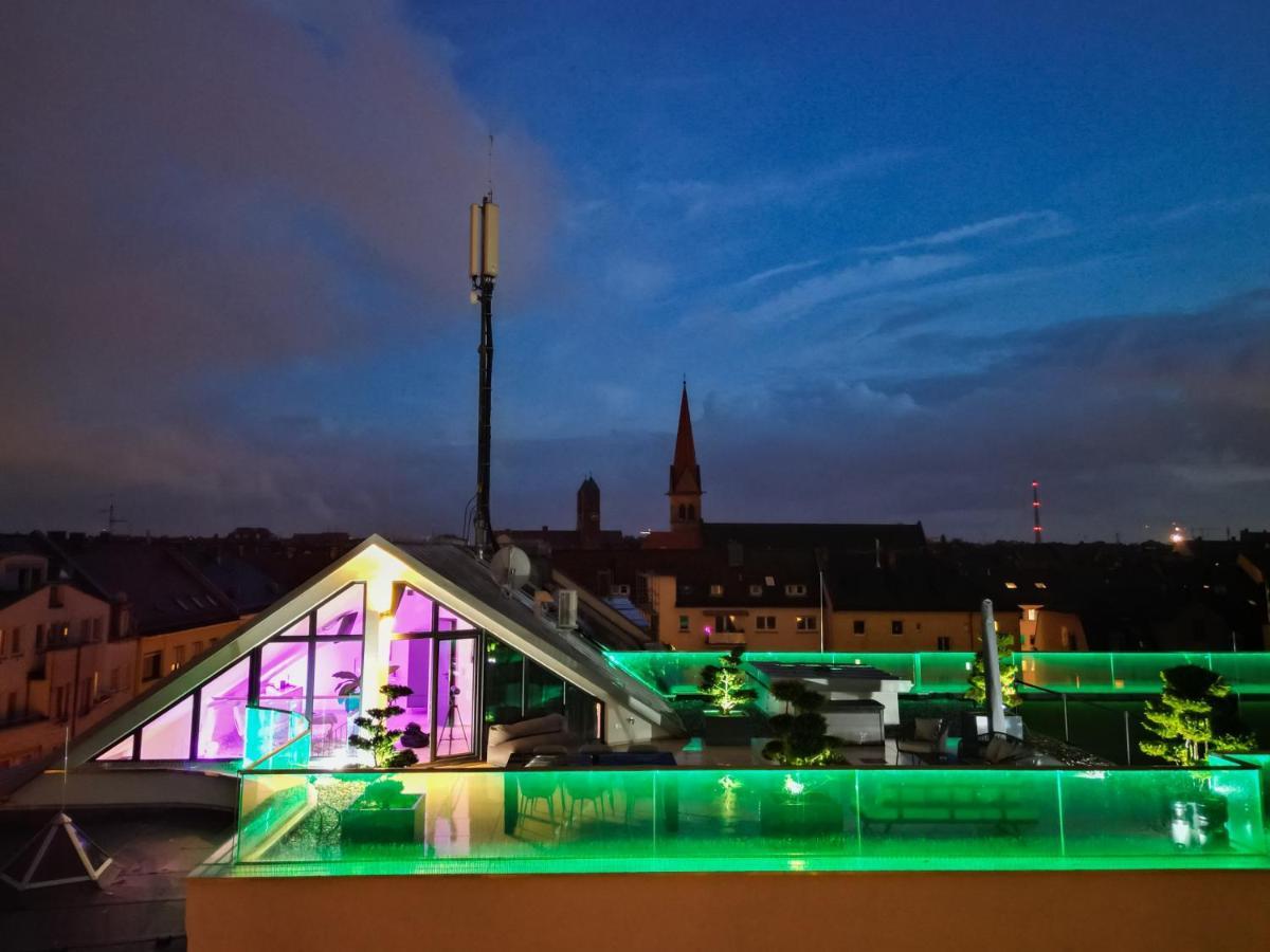 The Penthouse At Eco Smart Apartments Neurenberg Buitenkant foto